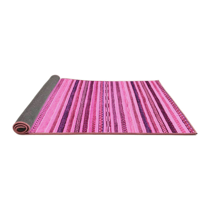 Sideview of Oriental Pink Modern Rug, abs2258pnk