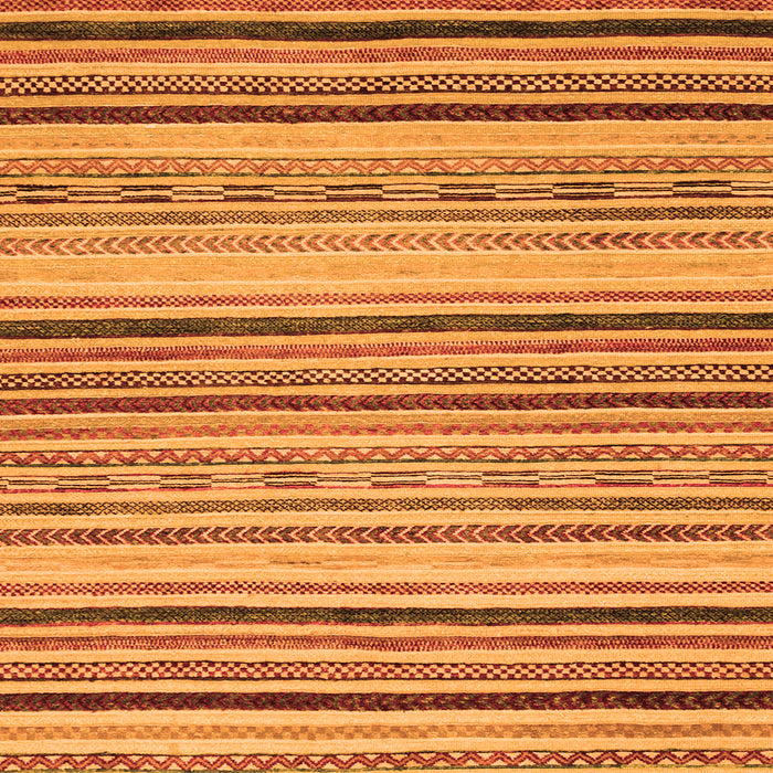 Square Oriental Orange Modern Rug, abs2258org
