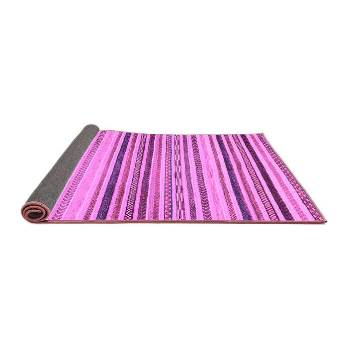 Sideview of Oriental Purple Modern Rug, abs2258pur