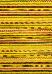 Oriental Yellow Modern Rug, abs2258yw