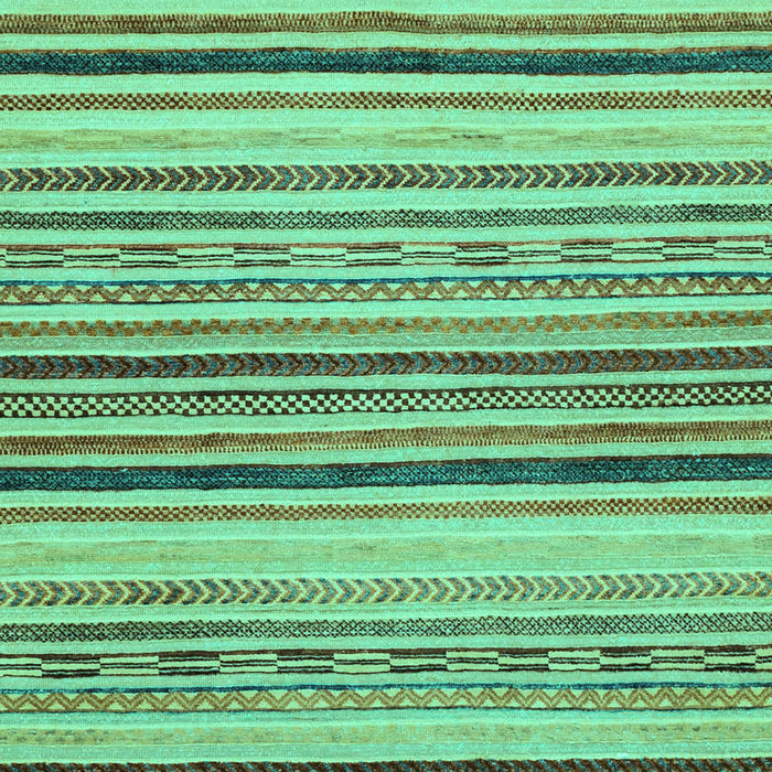 Machine Washable Oriental Turquoise Modern Area Rugs, wshabs2258turq