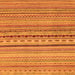 Square Machine Washable Oriental Orange Modern Area Rugs, wshabs2259org