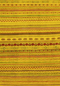 Oriental Yellow Modern Rug, abs2259yw