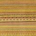 Square Machine Washable Abstract Yellow Rug, wshabs2259