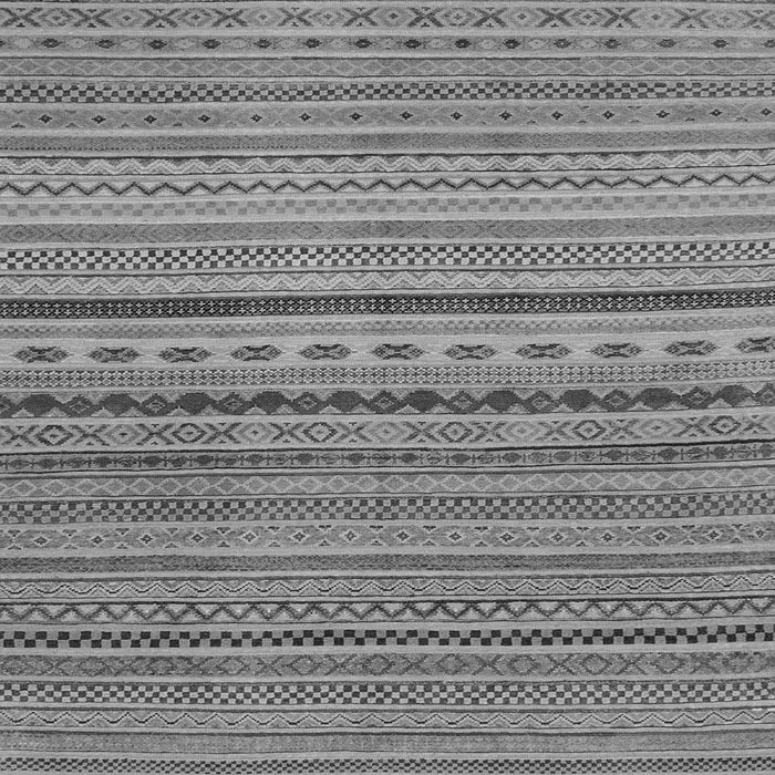 Square Machine Washable Oriental Gray Modern Rug, wshabs2259gry