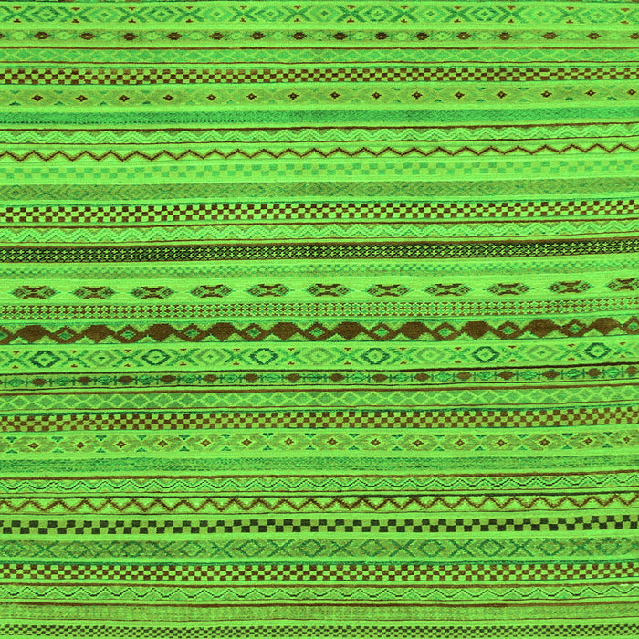 Square Oriental Green Modern Rug, abs2259grn