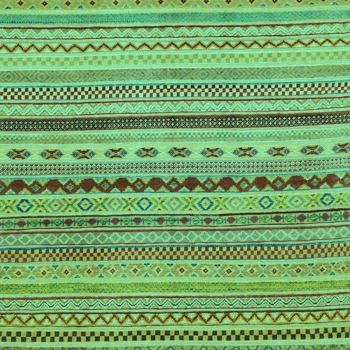 Machine Washable Oriental Turquoise Modern Area Rugs, wshabs2259turq