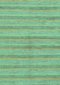 Abstract Turquoise Modern Rug, abs225turq