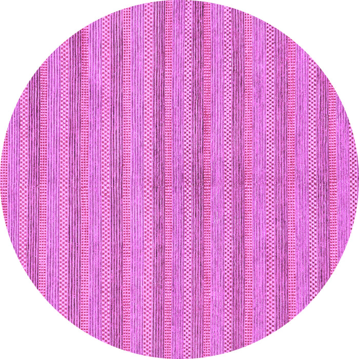 Round Abstract Purple Modern Rug, abs225pur