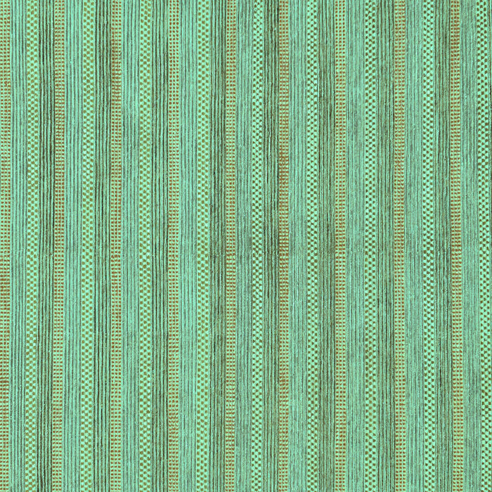 Square Machine Washable Abstract Turquoise Modern Area Rugs, wshabs225turq