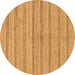 Round Machine Washable Abstract Brown Modern Rug, wshabs225brn