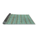 Sideview of Abstract Light Blue Modern Rug, abs225lblu