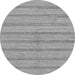 Round Machine Washable Abstract Gray Modern Rug, wshabs225gry