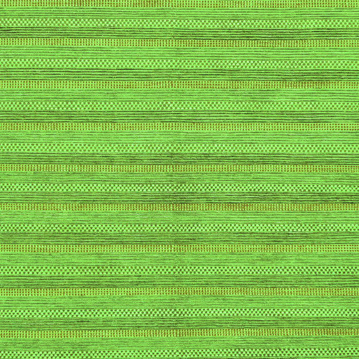 Square Machine Washable Abstract Green Modern Area Rugs, wshabs225grn