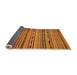 Sideview of Abstract Orange Modern Rug, abs2260org