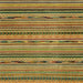 Square Abstract Orange Gold Modern Rug, abs2260