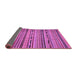 Sideview of Abstract Purple Modern Rug, abs2260pur