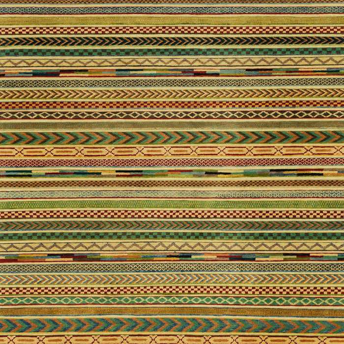 Square Machine Washable Abstract Orange Rug, wshabs2260