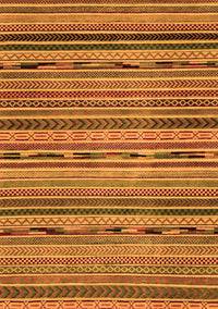 Abstract Orange Modern Rug, abs2260org