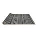 Sideview of Abstract Gray Modern Rug, abs2260gry