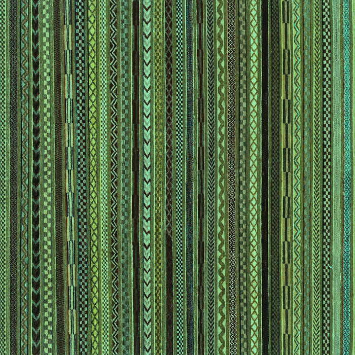 Square Abstract Turquoise Modern Rug, abs2261turq