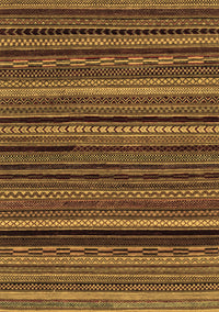 Abstract Brown Modern Rug, abs2261brn