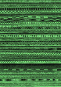 Abstract Emerald Green Modern Rug, abs2261emgrn