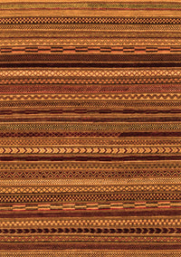 Abstract Orange Modern Rug, abs2261org