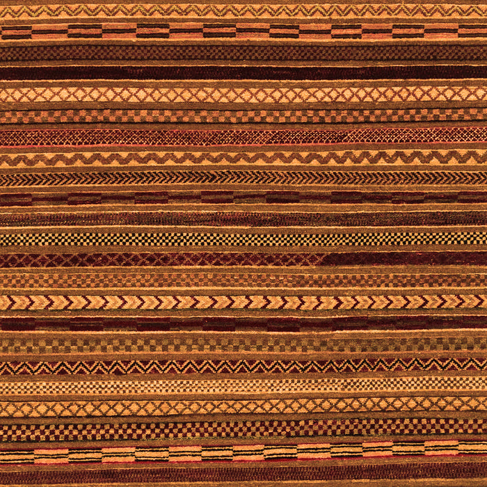 Machine Washable Abstract Orange Modern Area Rugs, wshabs2261org