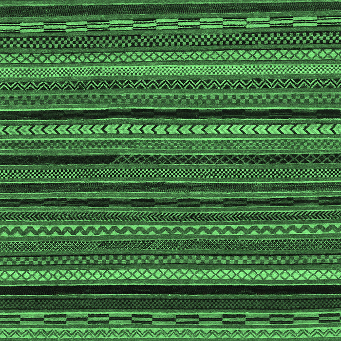 Machine Washable Abstract Emerald Green Modern Area Rugs, wshabs2261emgrn
