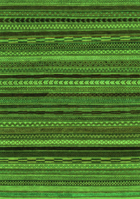 Abstract Green Modern Rug, abs2261grn