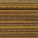 Square Abstract Cinnamon Brown Modern Rug, abs2261