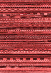 Abstract Red Modern Rug, abs2261red