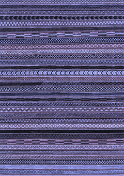 Abstract Blue Modern Rug, abs2261blu