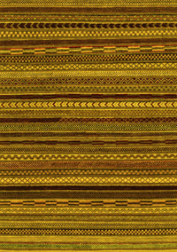 Abstract Yellow Modern Rug, abs2261yw