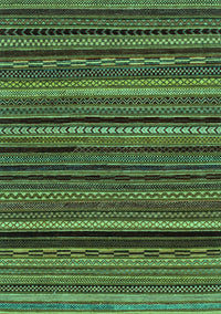 Abstract Turquoise Modern Rug, abs2261turq