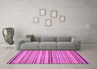 Machine Washable Abstract Purple Modern Rug, wshabs2262pur