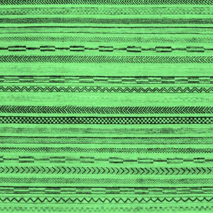 Machine Washable Abstract Emerald Green Modern Area Rugs, wshabs2262emgrn