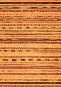 Abstract Orange Modern Rug, abs2262org