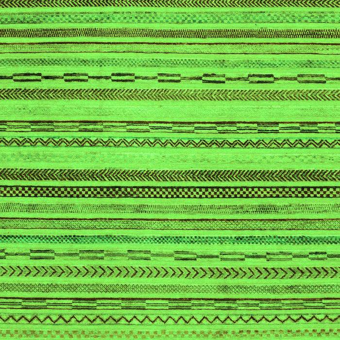 Machine Washable Abstract Green Modern Area Rugs, wshabs2262grn