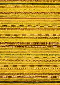 Abstract Yellow Modern Rug, abs2262yw