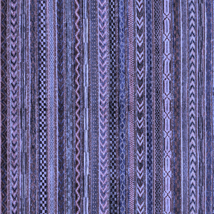 Square Abstract Blue Modern Rug, abs2263blu