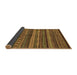 Sideview of Abstract Brown Modern Rug, abs2263brn