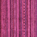 Square Abstract Pink Modern Rug, abs2263pnk