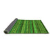 Sideview of Abstract Green Modern Rug, abs2263grn