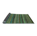 Sideview of Abstract Light Blue Modern Rug, abs2263lblu