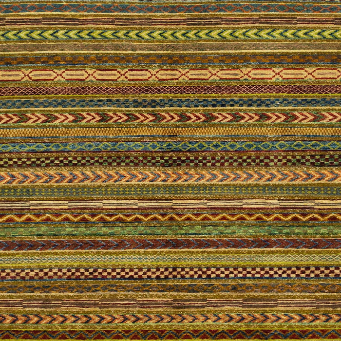 Square Abstract Red Brown Modern Rug, abs2263