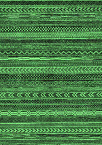 Abstract Emerald Green Modern Rug, abs2263emgrn