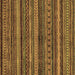 Square Abstract Brown Modern Rug, abs2263brn