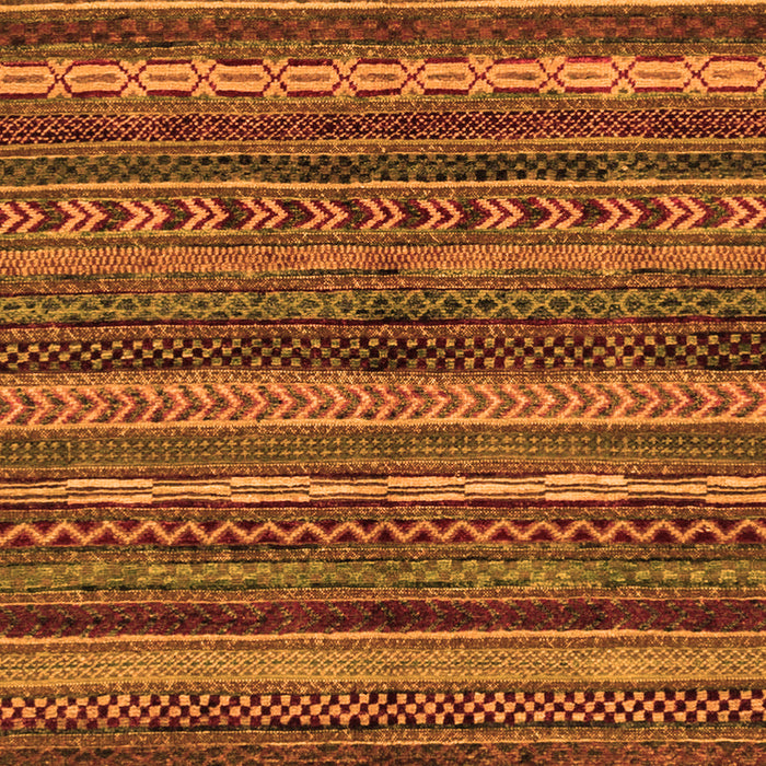 Machine Washable Abstract Orange Modern Area Rugs, wshabs2263org